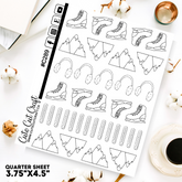 Winter Doodles || Planner Paige